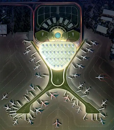 Rendering of Terminal 2, Chhatrapati Shivaji Maharaj International Airport, Mumbai